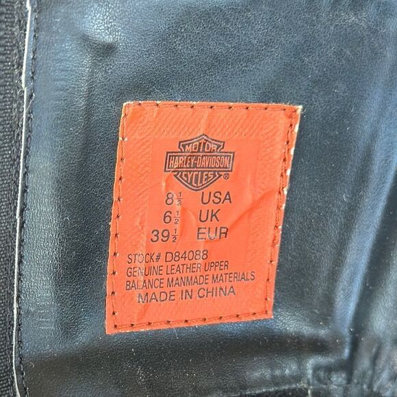 Harley-Davidson Black Leather Boots - Picture 3 of 13